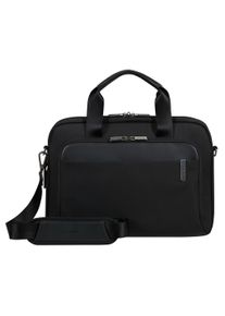 Aktentasche Samsonite "EVOSIGHT 15,6''", Gr. B/H/T: 39cm x 28cm x 5cm, schwarz, Polyester, unifarben, Taschen Aktentasche, Businesstasche Trolleyaufstecksystem