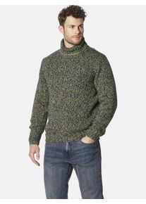 Rollkragenpullover Babista "Pullover VESTIGONI", Herren, Gr. XL, gr&uuml;n (gr&uuml;n gemustert), Obermaterial: 50% Wolle mw. 50% Polyamid ECONYL PA ECONYL., Pullover Rollkragenpullover