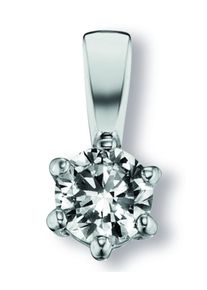 Kettenanh&auml;nger ONE ELEMENT "Zirkonia Anh&auml;nger aus 925 Silber", silber, Schmuckanh&auml;nger, Damen, mit Zirkonia, Silber 925 (Sterlingsilber), Kettenanh&auml;nger