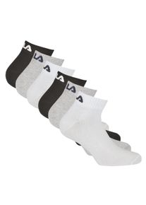 Kurzsocken Fila "Socken 6er Pack", Damen, Gr. 35-38, bunt (classic), Obermaterial: 75% Baumwolle CO. 23% Polyester PES. 2% Elasthan EL., Socken Kurzsocken