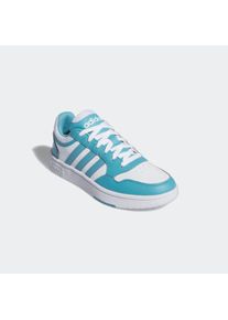 Sneaker adidas Sportswear "HOOPS 3.0", Damen, Gr. 36, wei&szlig; (cloud wei&szlig;, preloved blau, preloved blau), Synthetik, Textil, Schuhe Sneaker