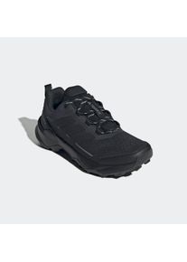 Wanderschuh adidas terrex "TERREX SKYCHASER AX5", Damen, Gr. 38, schwarz (core schwarz, core schwarz, semi flash aqua), Synthetik, Textil, Schuhe Wanderschuh, Outdoor-Schuh, Multifunktionsschuh