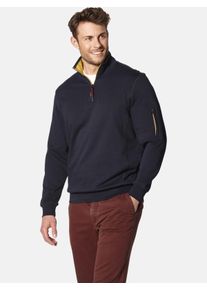 Sweatshirt Babista "Sweatshirt SILVASSI", Herren, Gr. L, blau (dunkelblau), Obermaterial: 100% Baumwolle CO., normal, ohne Ausschnitt, Sweatshirts Sweatshirt