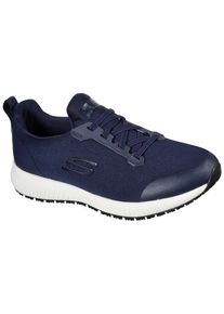 Berufsschuh Skechers "SQUAD SR" Gr. 36, blau (navy), 36, Synthetik, Textil, Schuhe, Berufsschuh, Sneaker f&uuml;r Gastronomie & Pflege mit gepolstertem Schaftrand, Topseller