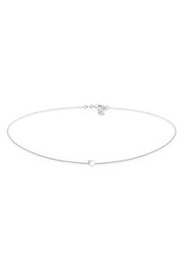 Choker Elli "Halskette Choker Herz Liebe 925 Silber" Gr. 38, silber, Halsketten, Damen, ohne Stein, Silber 925 (Sterlingsilber), Choker