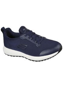 Berufsschuh Skechers "SQUAD SR" Gr. 37, blau (navy), 37, Synthetik, Textil, Schuhe, Berufsschuh, Sneaker f&uuml;r Gastronomie & Pflege mit gepolstertem Schaftrand, Topseller