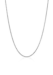 Silberkette Kuzzoi "Halskette Herren Kordelkette Gedreht Twisted 925 Silber" Gr. 55, grau, Halsketten, Herren, ohne Stein, Silber 925 (Sterlingsilber), Silberkette