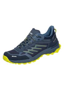 Wanderschuh Meindl "Meindl Jamaica GORE-TEX", Herren, Gr. 41, grau (graphit, gelb), Mesh, Veloursleder, mehrfarbig, Basic, Schuhe Wanderschuh, GORE-TEX &ndash; Winddicht, wasserdicht und atmungsaktiv