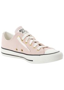 Sneaker Converse "CHUCK TAYLOR ALL STAR LEATHER", Damen, Gr. 39, schwarz (pale petal, egret, schwarz), Leder, Schuhe Sneaker