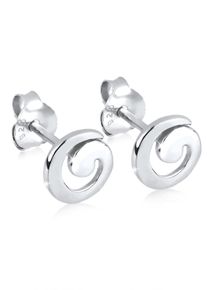 Paar Ohrstecker Elli "Ohrringe Spirale Geo Basic Verspielt 925 Silber", silber, Ohrringe, Damen, ohne Stein, Silber 925 (Sterlingsilber), Paar Ohrstecker