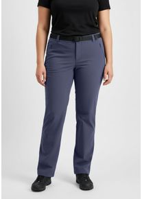Outdoorhose Maier Sports "DA-HOSE LINING EL. LULAKA WINTER", Damen, Gr. 40, N-Gr, night sky, Obermaterial: 90% Polyamid, 10% Elasthan, Hosen Outdoorhose, Auch in Kurzgr&ouml;&szlig;en, schnelltrocknend