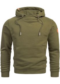 Kapuzenpullover Alessandro Salvarini "Alessandro Salvarini Herren Hoodie AS294", Herren, Gr. L, gr&uuml;n, Obermaterial: 65% Baumwolle CO. 35% Polyester PES., Sweatshirts Kapuzenpullover