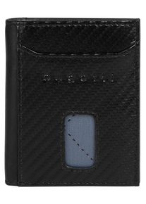 Geldb&ouml;rse Bugatti "SECURE SLIM", Damen, schwarz, Leder, Kleinlederwaren Geldb&ouml;rse, echt Leder