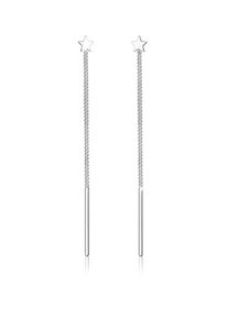 Paar Ohrh&auml;nger Elli "Ohrringe H&auml;nger Astro Sterne Basic Galaxy Trend 925 Silber" Gr. 60, silber, Ohrringe, Damen, ohne Stein, Silber 925 (Sterlingsilber), Paar Ohrh&auml;nger