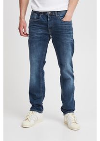 Regular-fit-Jeans Blend "Twister fit Mulitflex", Herren, Gr. 30, L&auml;nge 30, blau (denim middle blau), Denim/Jeans, Obermaterial: 92% Baumwolle, 6% Elastomultiester, 2% Elasthan, leichte Abriebeffekte, regular fit lang, Jeans Regular-fit-Jeans, Baumwollmischung, regular fit