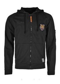 Kapuzensweatshirt Top Gun "Hoodie TG20213018", Herren, Gr. M, schwarz, Obermaterial: 100% Baumwolle CO., Pullover Kapuzensweatshirt