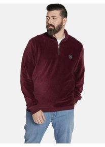 Sweatshirt CHARLES COLBY "Sweatshirt EARL GILLBIG", Herren, Gr. XXL, rot (dunkelrot), Obermaterial: 70% Baumwolle CO. 27% Polyester COOLMAX PES(Coolmax). 3% Elasthan EL., Sweatshirts Sweatshirt
