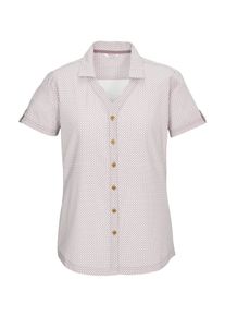 Funktionshemd Killtec "KOS 46 WMN WVN SHRT", Damen, Gr. 36, Normalgr&ouml;&szlig;en, rosa (rauchrosa), Obermaterial: 92% Polyester, 8% Elasthan, Hemden Funktionshemd, Schnelltrocknende Funktionsbluse mit Stretch und All Over-Print