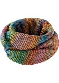 Loop bonprix, Damen, rot (mutli), Obermaterial: 100% Polyacryl, Modet&uuml;cher Loop, aus Polyacryl, bunter Farbverlauf, bequeme Passform