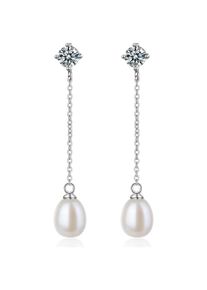 Perlenohrringe AILORIA "Ohrringe MASAMI", silber, Ohrringe, Damen, Silber 925 (Sterlingsilber), Perlenohrringe