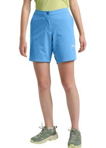 Shorts Jack Wolfskin "HIKING ALPINE SHORT W", Damen, Gr. 44, Normalgr&ouml;&szlig;en, blau (mid, blau), Obermaterial: 87% Polyester, 13% sonstige Fasern, Hosen Shorts