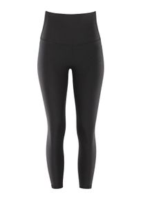 Leggings WINSHAPE "7/8-Tights HWL317C", Damen, Gr. S, Normalgr&ouml;&szlig;en, schwarz, 85% Polyester, 15% Elasthan, Hosen Leggings, mit V-Shape Applikation und Core-Bund