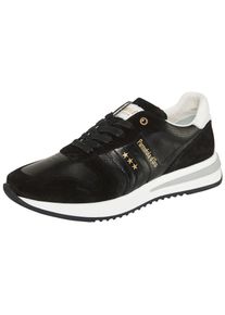 Pantofola d'Oro Sneaker PANTOFOLA D&acute;ORO "CLASSICO", Herren, Gr. 42, schwarz, grau, Leder, Schuhe Sneaker