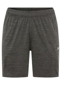 Trainingsshorts Reebok "ID TRAIN KNIT SHORT", Herren, Gr. L, N-Gr, schwarz melang, Obermaterial: 100% Polyester, Hosen Trainingsshorts, sportlicher Stil, f&uuml;r vielseitige sportliche Aktivit&auml;ten