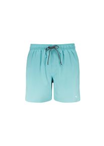 Badeshorts Puma "Puma SWIM MEN MID SHORTS 1P", Herren, Gr. XS, N-Gr, gr&uuml;n (mint), Web, Obermaterial: 100% Polyester, Badehosen Badeshorts, High-Tech Rei&szlig;verschluss an der Ges&auml;&szlig;tasche, Seitentaschen