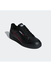 Sneaker adidas originals "CONTINENTAL 80", Herren, Gr. 39, bunt (core schwarz, scarlet, collegiate navy), Leder, Synthetik, Schuhe Sneaker