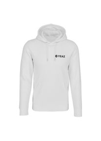 Kapuzenpullover YEAZ "Hoodie Salt (unisex) CUSHY", Damen, Gr. M, wei&szlig;, Obermaterial: 85% Baumwolle CO. 15% Polyester PES., Pullover Kapuzenpullover
