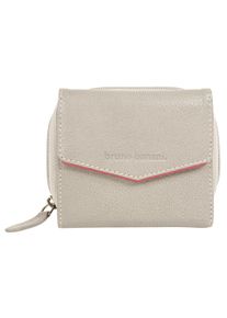 Geldb&ouml;rse Bruno Banani, Damen, beige, Leder, leicht gl&auml;nzend, unifarben, Kleinlederwaren Geldb&ouml;rse, echt Leder