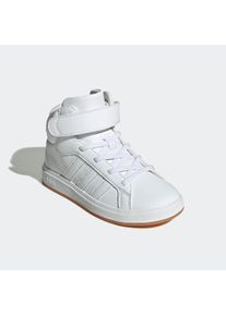 Sneaker adidas Sportswear "GRAND COURT MID K", Damen, Gr. 29, ftwwht, ftwwht, greone, Synthetik, Schuhe Sneaker, f&uuml;r Kinder