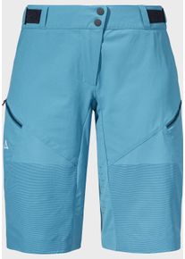 Sch&ouml;ffel Shorts SCH&Ouml;FFEL "Shorts Arosa L", Damen, Gr. 40, Normalgr&ouml;&szlig;en, blau (8225, blau), Oberstoff Rumpf oben: 89% Nylon 11% Elasthan Oberstoff Rumpf unten: 94% Nylon 6% Elasthan, Hosen Shorts
