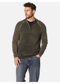 Troyer Babista "Pullover TILZIANO", Herren, Gr. L, braun, Obermaterial: 100% Baumwolle CO., Pullover Troyer
