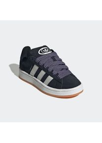 Sneaker adidas originals "CAMPUS 00S KIDS", Damen, Gr. 38, schwarz (core schwarz, grau one, cloud wei&szlig;), Leder, Synthetik, Schuhe Sneaker, f&uuml;r Kinder & Jugendliche