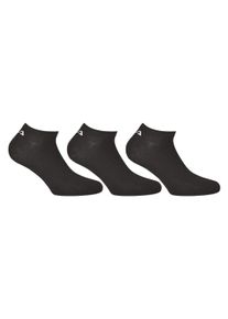 Sneakersocken Fila "Socken 3er Pack", Damen, Gr. 35-38, schwarz, Obermaterial: 75% Baumwolle CO. 23% Polyester PES. 2% Elasthan EL., Socken Sneakersocken