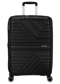 Hartschalen-Trolley American Tourister "FLYTWIST, verschiedene Gr&ouml;&szlig;en und Farben", Herren, Gr. B/H/T: 45cm x 67cm x 26cm 63 l, schwarz (shadow schwarz), Polypropylen, Koffer Hartschalen-Trolley, Hartschalen-Koffer personalisierbar Volumenerweiterung