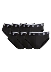 Slip CR7 "Slip CR7 Basic, Slip, 6-pack 6er Pack", Herren, Gr. XL, schwarz, Obermaterial: 95% Baumwolle CO. 5% Elasthan EL., Unterhosen Slip