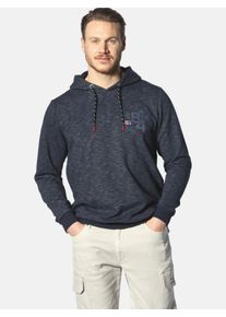 Kapuzensweatshirt Jan Vanderstorm "Doppelpack Sweatshirt AMUND", Herren, Gr. XXL, blau (dunkelblau), Obermaterial: 100% Baumwolle CO., Sweatshirts Kapuzensweatshirt