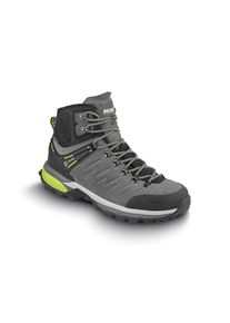 Outdoorschuh Meindl "Meindl Milford GORE-TEX", Herren, Gr. 41, antrazit, lime, Mesh, Veloursleder, unifarben, Basic, Schuhe Outdoorschuh, GORE-TEX &ndash; Winddicht, wasserdicht und atmungsaktiv
