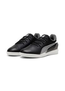 Fu&szlig;ballschuh Puma "KING MATCH IT JR", Jungen, Gr. 38, schwarz (Puma schwarz, Puma wei&szlig;, cool schwarz gray), Synthetik, Schuhe Fu&szlig;ballschuh, f&uuml;r Halle und Stra&szlig;e, f&uuml;r Jugendliche