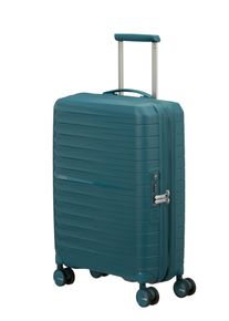 Hartschalen-Trolley American Tourister "FASTFORWARD, verschiedene Gr&ouml;&szlig;en und Farben", Damen, Gr. B/H/T: 40cm x 55cm x 20cm 36 l, totally teal, Polypropylen, unifarben, Koffer Hartschalen-Trolley, Hartschalen-Koffer personalisierbar TSA-Schloss Volumenerweiterung