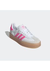 Sneaker adidas originals "SAMBAE", Damen, Gr. 42, pink (cloud wei&szlig;, sanftes wei&szlig;, lucid pink), Leder, Schuhe Sneaker, Topseller
