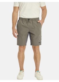 Trainingsshorts Jan Vanderstorm "Bermuda GUDBRAND", Herren, Gr. L, N-Gr, gr&uuml;n (oliv), Obermaterial: 100% Polyester COOLMAX PES(Coolmax)., Hosen Trainingsshorts