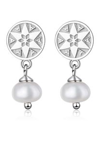 Perlenohrringe AILORIA "Ohrringe MIHOKO", silber, Ohrringe, Damen, Silber 925 (Sterlingsilber), Perlenohrringe