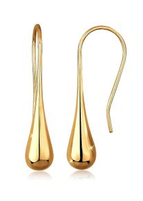 Paar Ohrh&auml;nger Elli "Ohrringe Elli Ohrringe Tropfen Geo Trend 925 Sterling Silber" Gr. 30, gold, Ohrringe, Damen, ohne Stein, Silber 925 (Sterlingsilber), Paar Ohrh&auml;nger