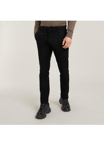 G-Star Raw Chinohose G-STAR "Skinny Chino 3.0", Herren, Gr. 30, L&auml;nge 32, schwarz (dk schwarz), Web, Obermaterial: 97% Baumwolle, 3% Elasthan, unifarben, skinny fit normal, Hosen Chinohose