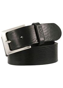 JOOP! Lederg&uuml;rtel JOOP JEANS, Herren, Gr. 95, schwarz, Rindsleder, G&uuml;rtel Lederg&uuml;rtel, mit eckiger Dornschlie&szlig;e, im Vintage Look