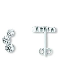 Paar Ohrstecker ONE ELEMENT "Zirkonia Ohrringe Ohrstecker aus 925 Silber", silber, Ohrringe, Damen, Silber 925 (Sterlingsilber), Paar Ohrstecker